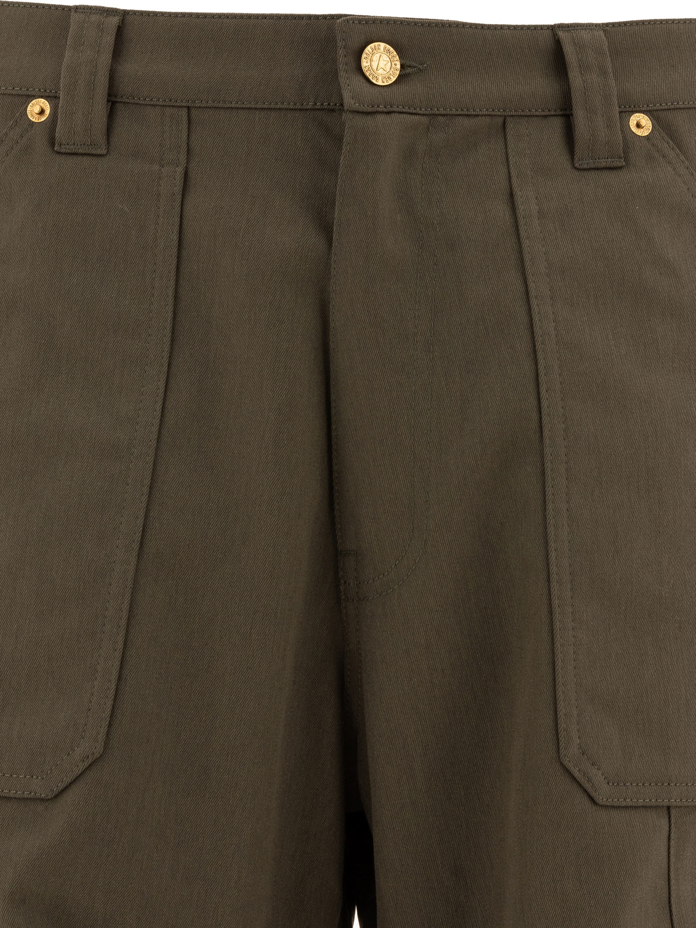 GOLDEN GOOSE Green Leniin cargo trousers